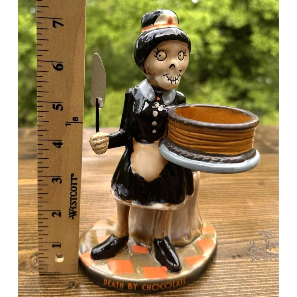 Yankee Candle Boney Bunch Death By Chocolate 2017 Tealight Holder‎ Halloween